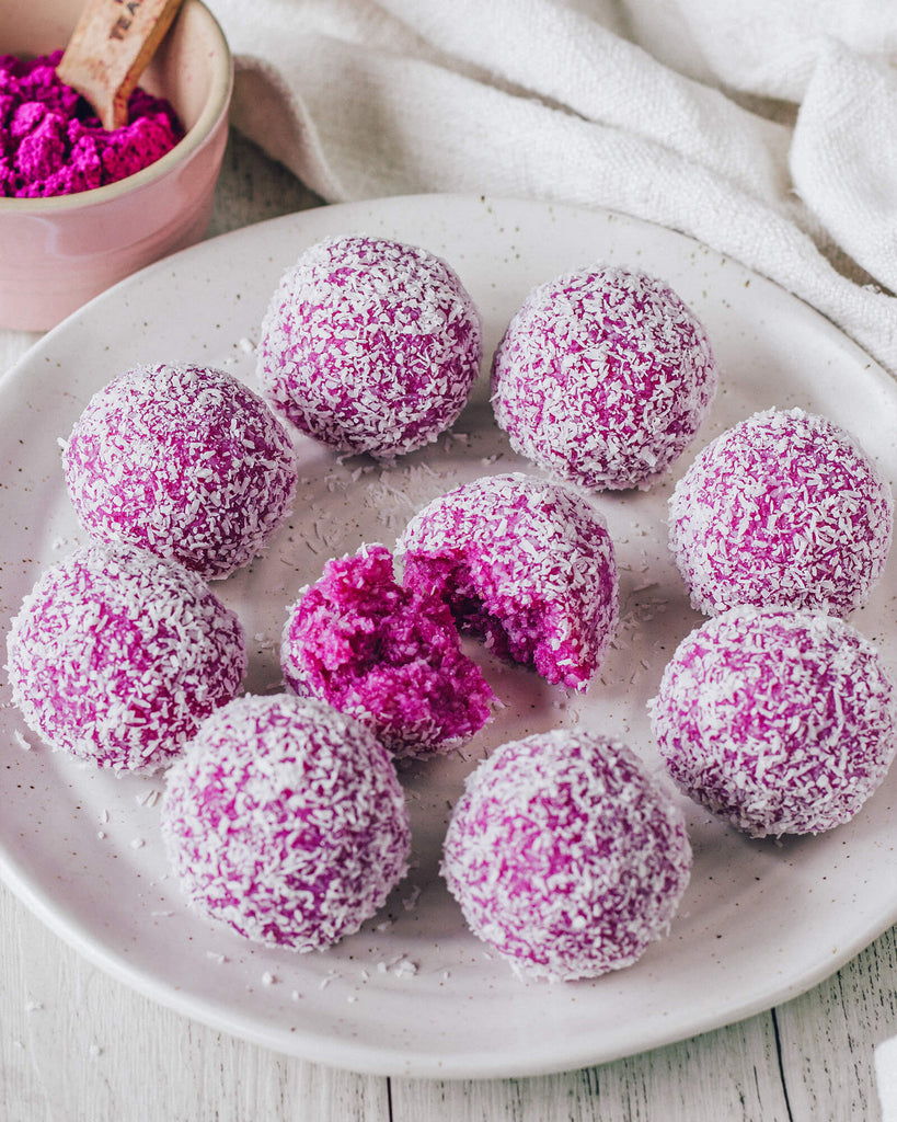 COCONUT DRAGON FRUIT ENERGY BALLS
  
  
  
    | Tropeaka