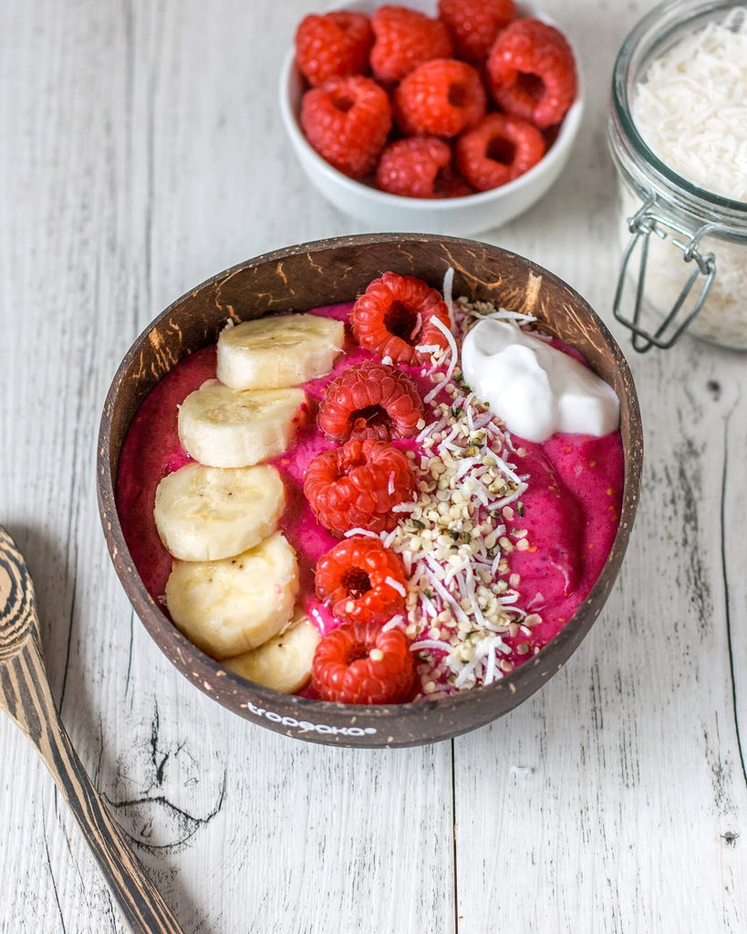 BANANA BERRY BEETROOT SMOOTHIE BOWL | Tropeaka