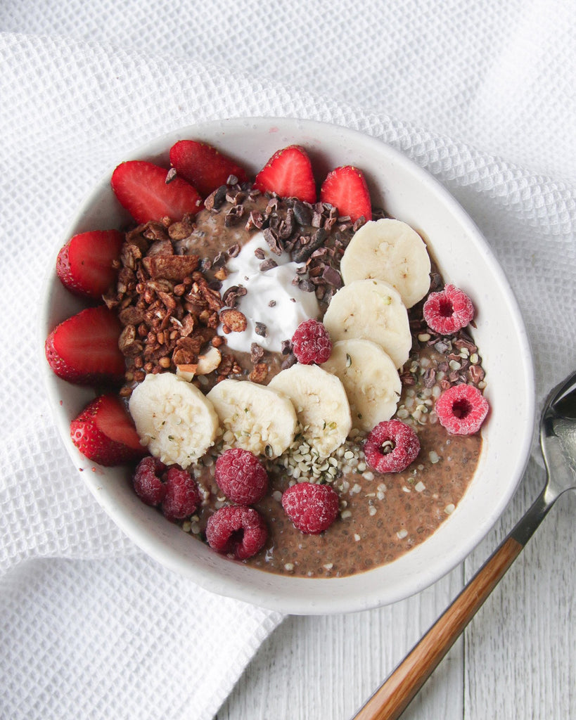CHOC PROTEIN CHIA PUDDING | Tropeaka