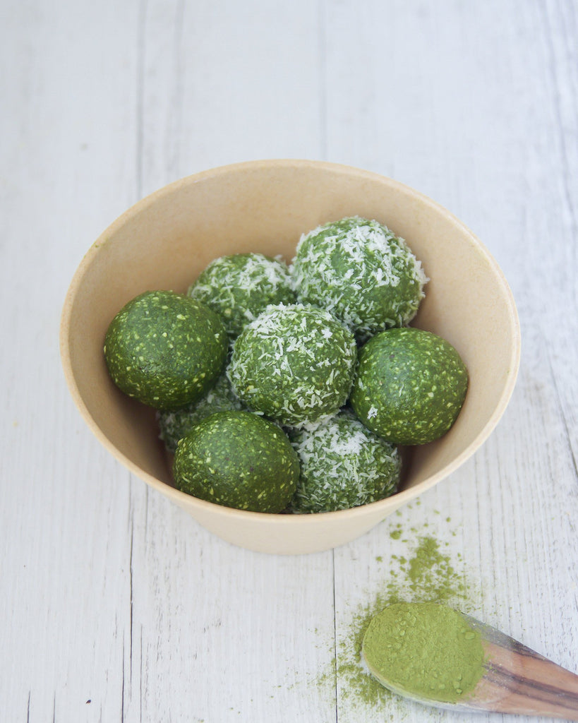 SUPERFOOD MATCHA ENERGY BALLS | Tropeaka