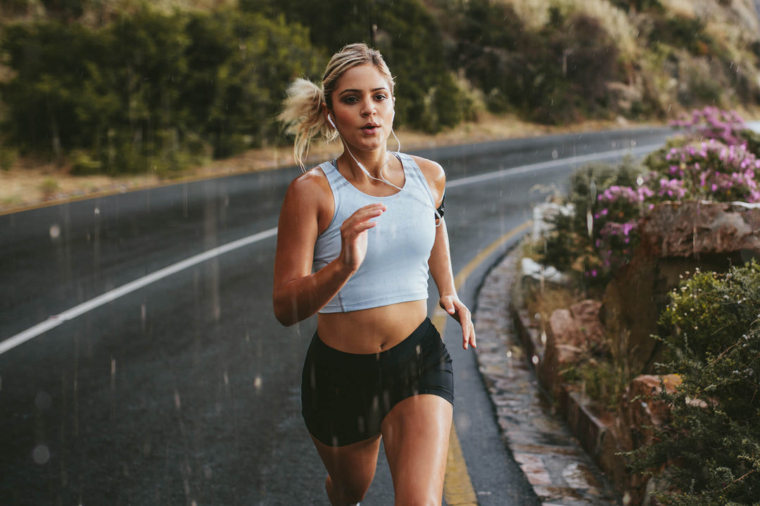 girl running for exercise