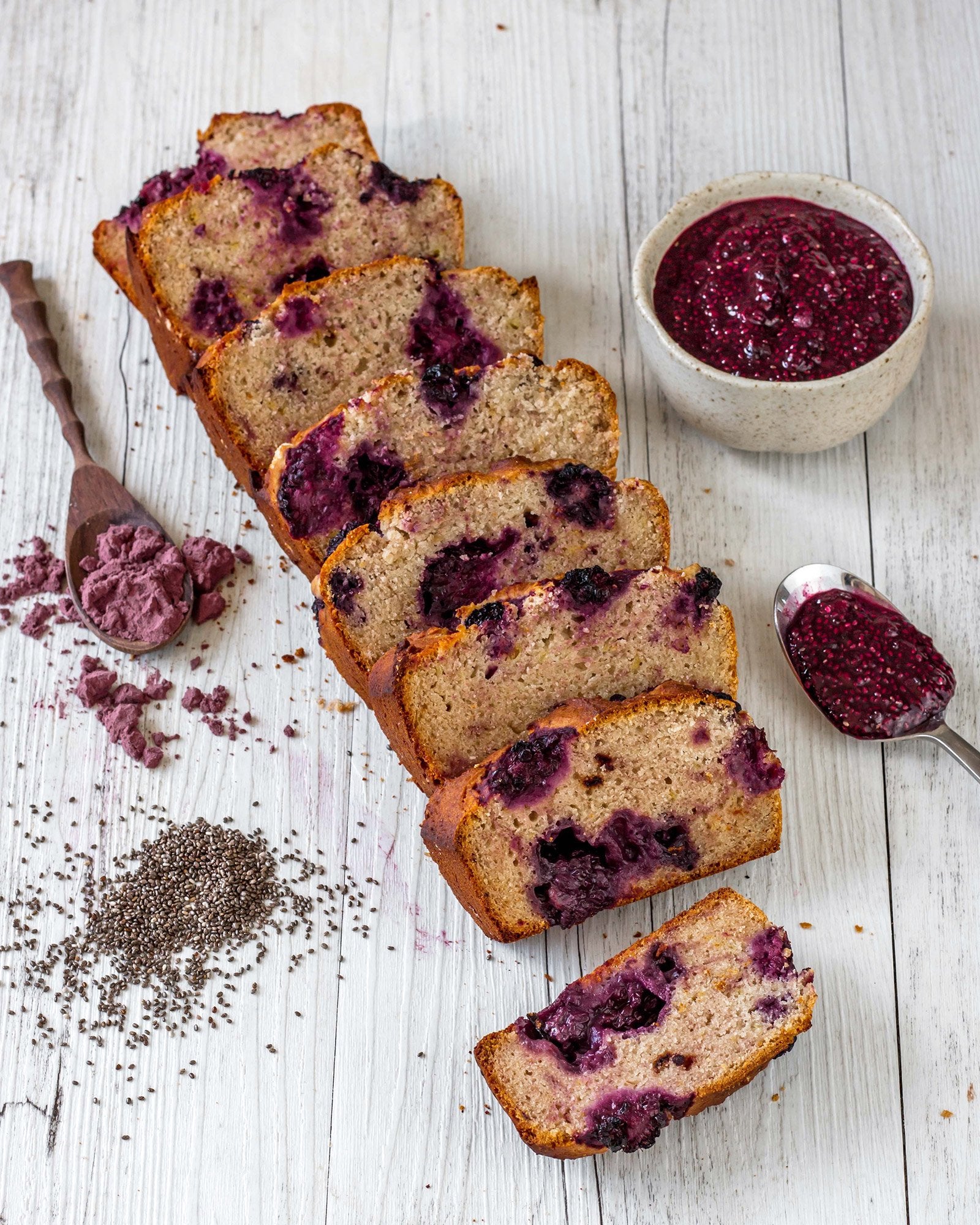BLACKBERRY, LEMON LOAF & BLACKBERRY JAM