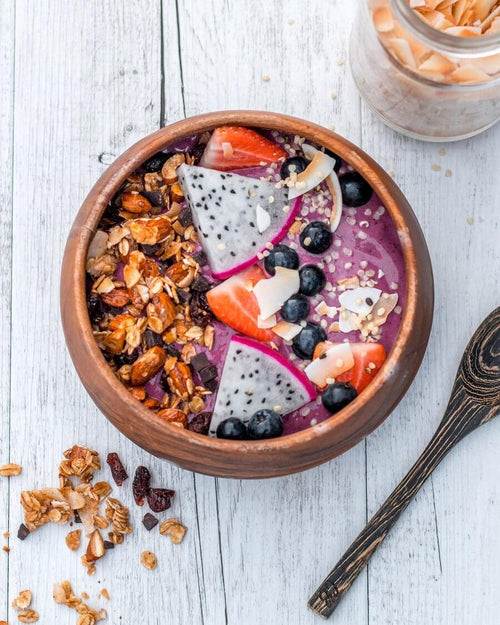 Mixed Berry Vanilla Protein Smoothie Bowl