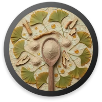 Energy & Vitality BlendMaca Powder*, Ginkgo Biloba*, Siberian Ginseng*