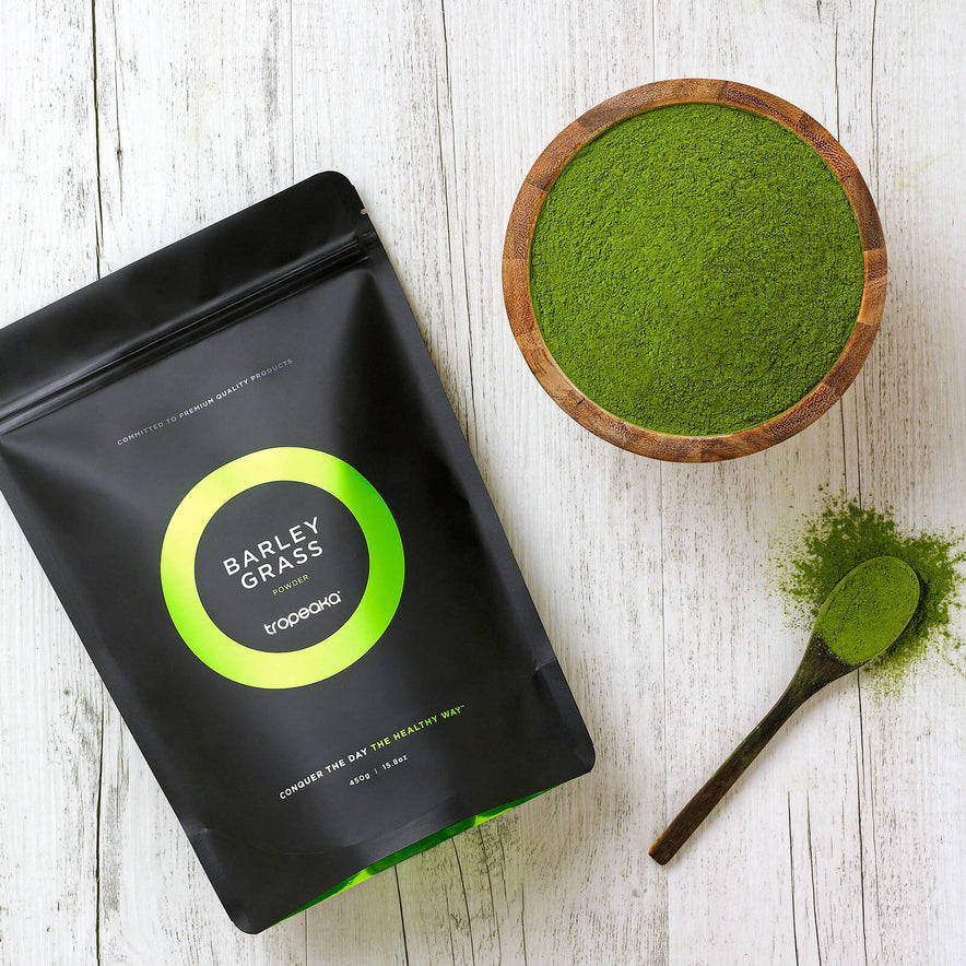 Tropeaka Barley Grass Powder For Organic Cleansing And Immunity